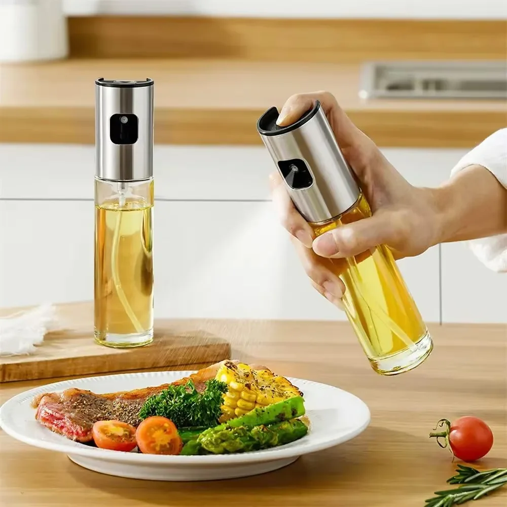 Home Cooking Utensil Set - Glass Oil Sprayer for Cooking Olive