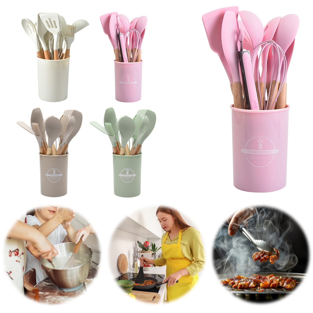 12Pcs Kitchen Utensil Set Heat - огляд і ціна Home Cooking Supplies