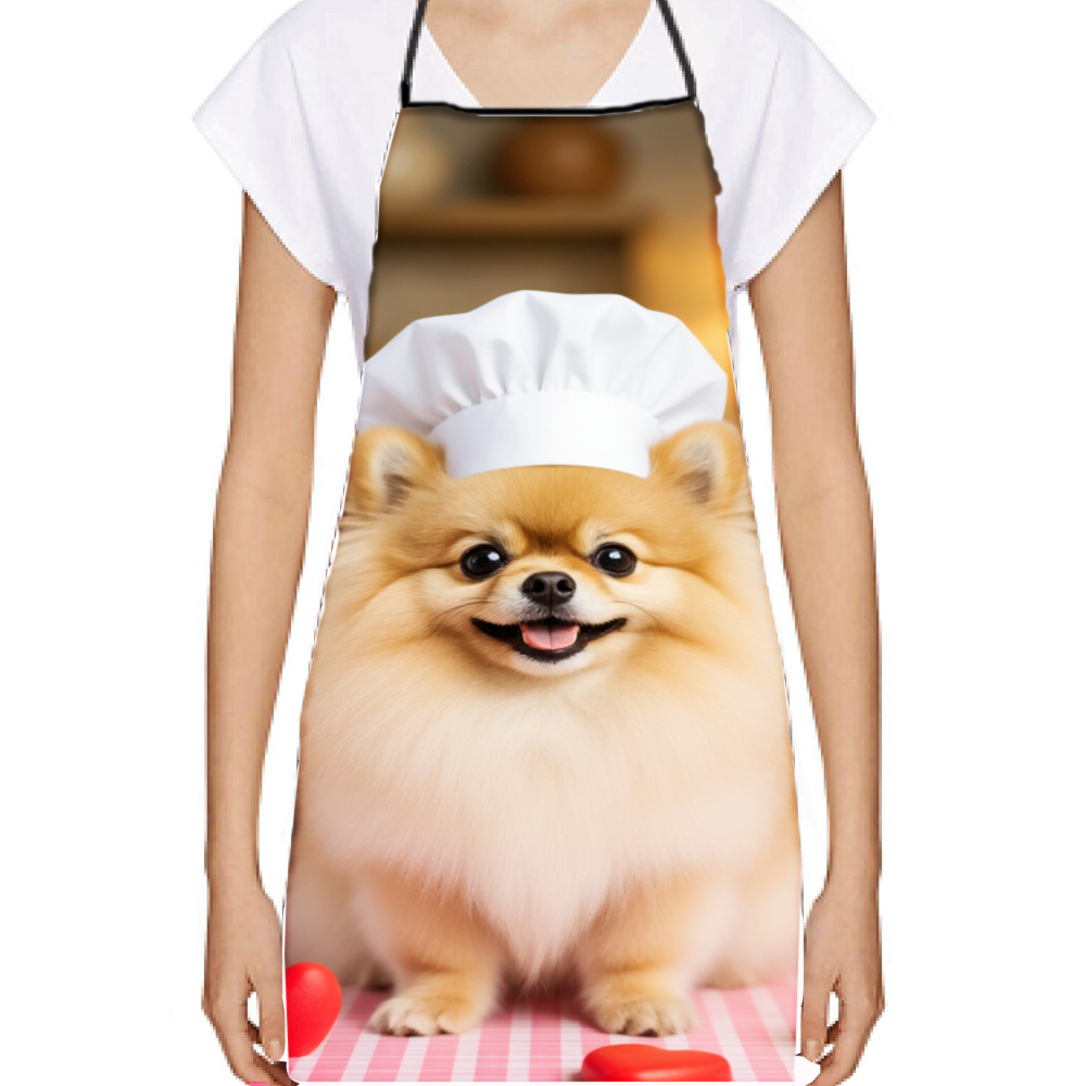 Cute Pomeranian Chef Apron, Fu - огляд і ціна Home Cooking For Dogs