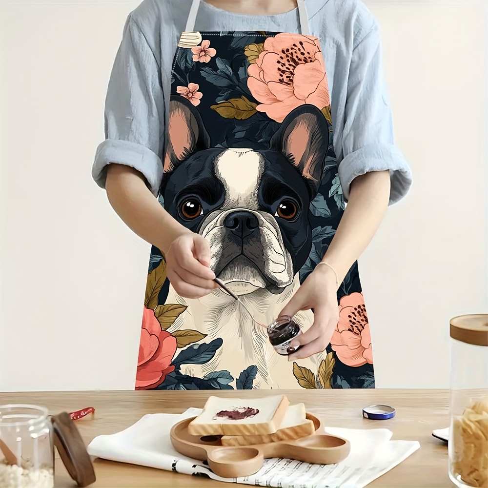 French Bulldog Floral Apron -  - огляд і ціна Home Cooking For Dogs
