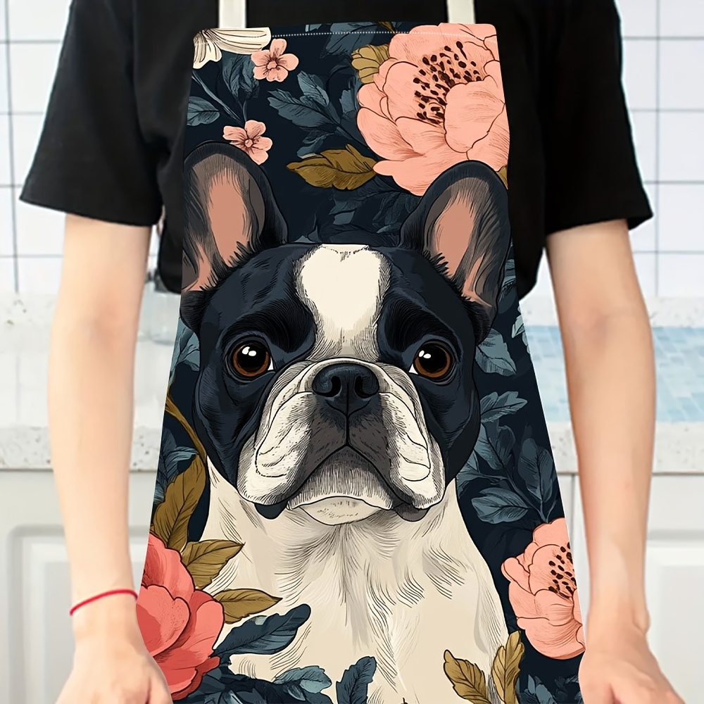 French Bulldog Floral Apron -  - огляд і ціна Home Cooking For Dogs