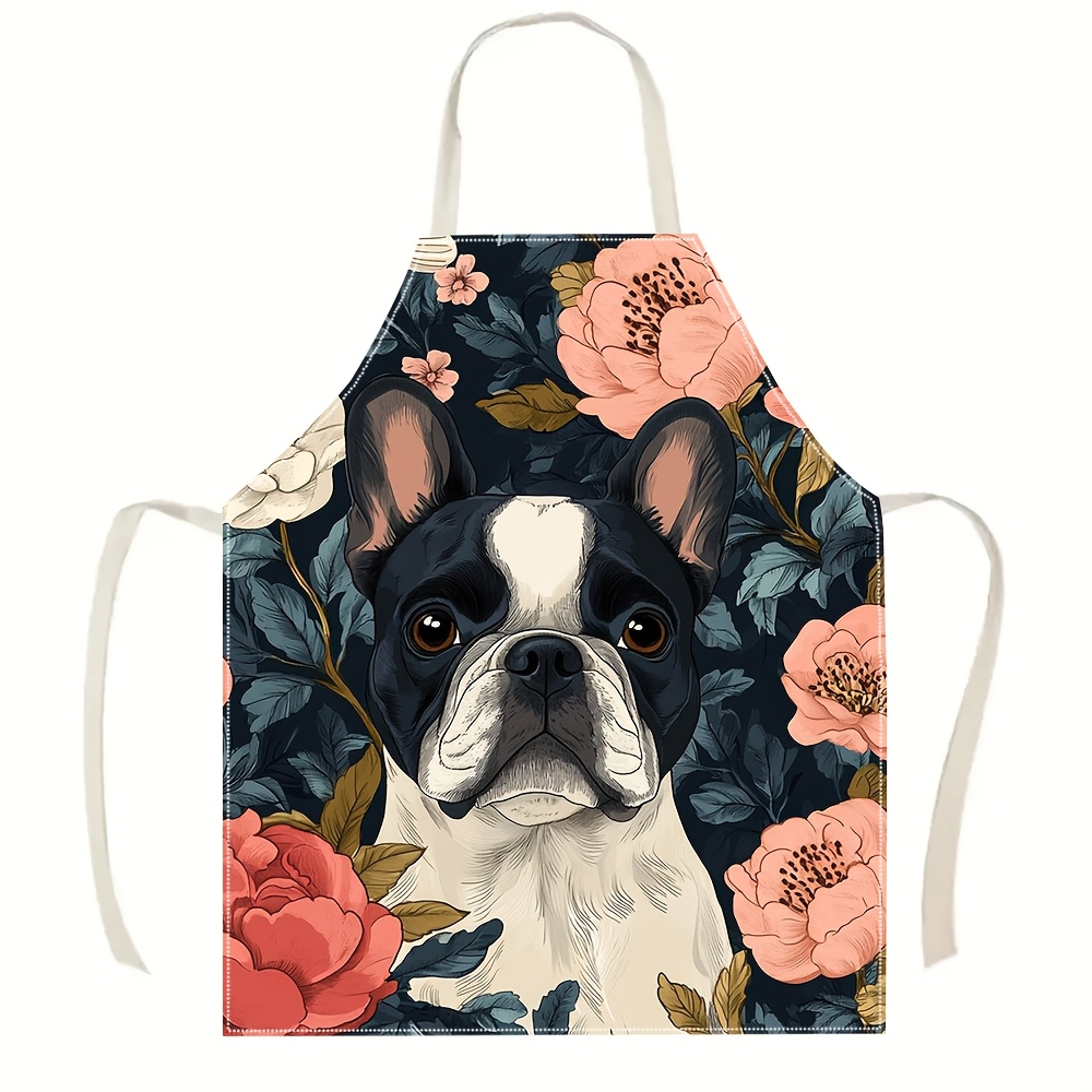 French Bulldog Floral Apron -  - огляд і ціна Home Cooking For Dogs