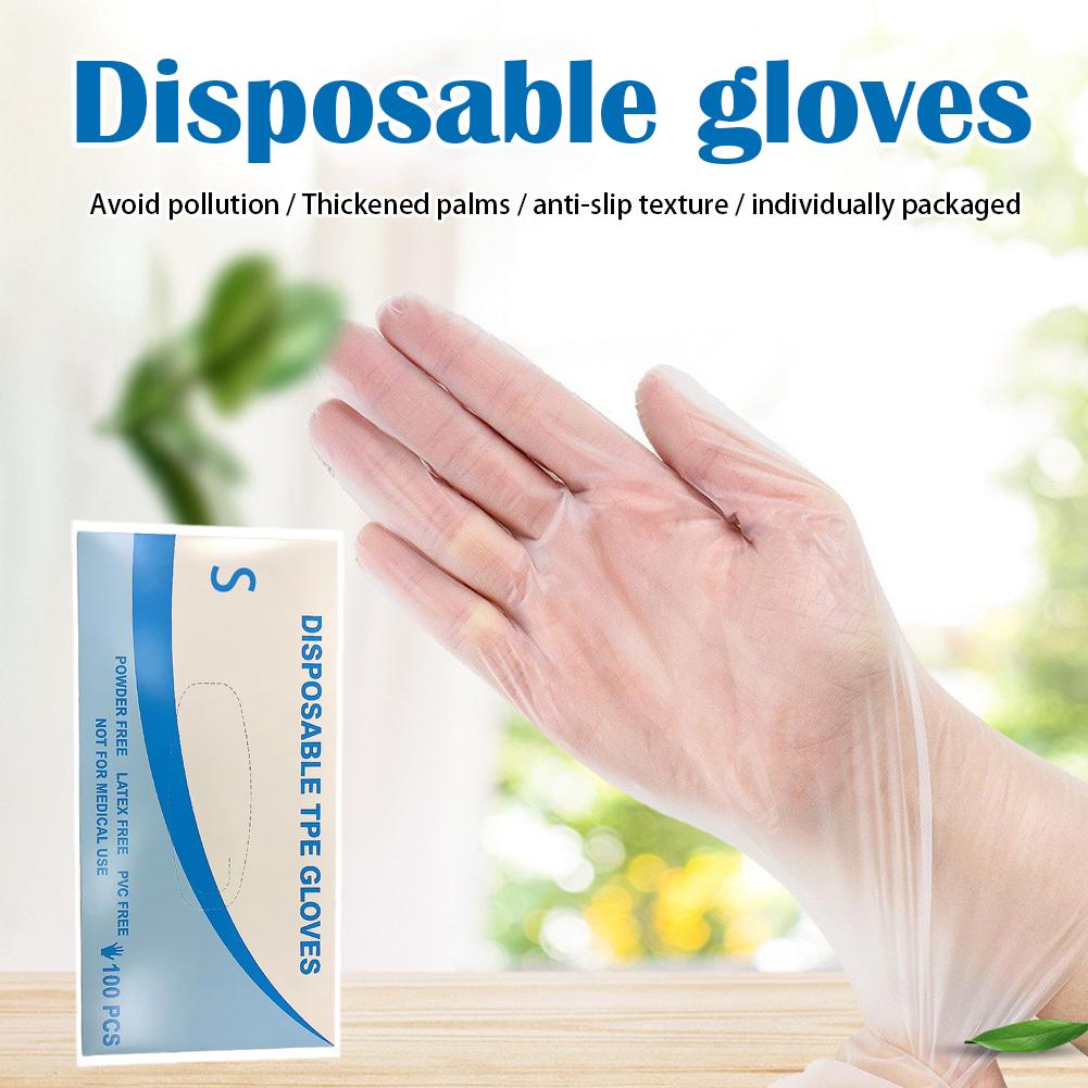 100pcs/set Disposable TPE Glov - огляд і ціна Home Cooking Oil Disposal