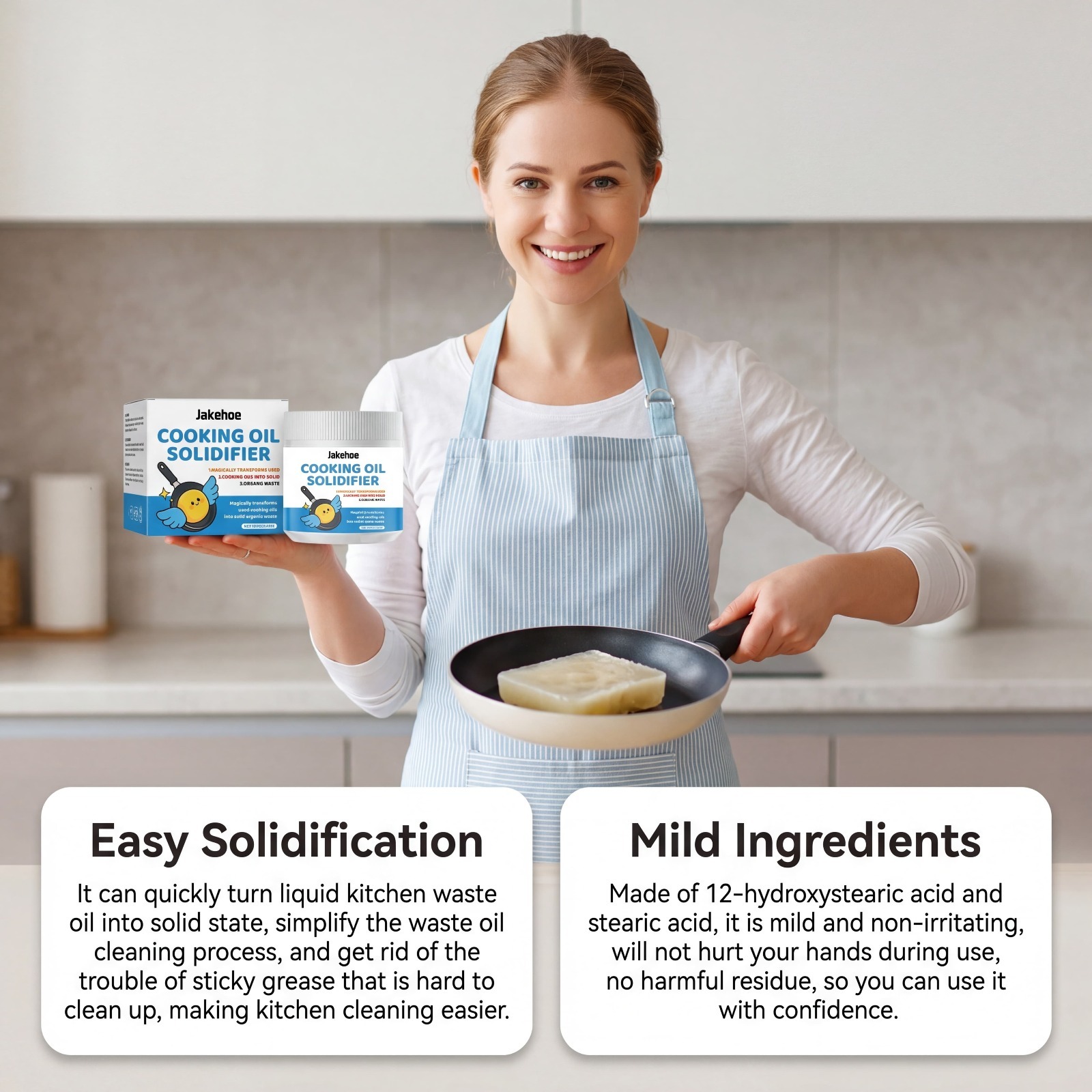 Cooking Oil Solidifier Powder  - огляд і ціна Home Cooking Oil Disposal