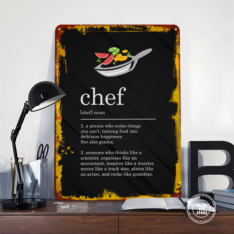 Funny Chef Definition Cook Tin - огляд і ціна Home Cooking Definition