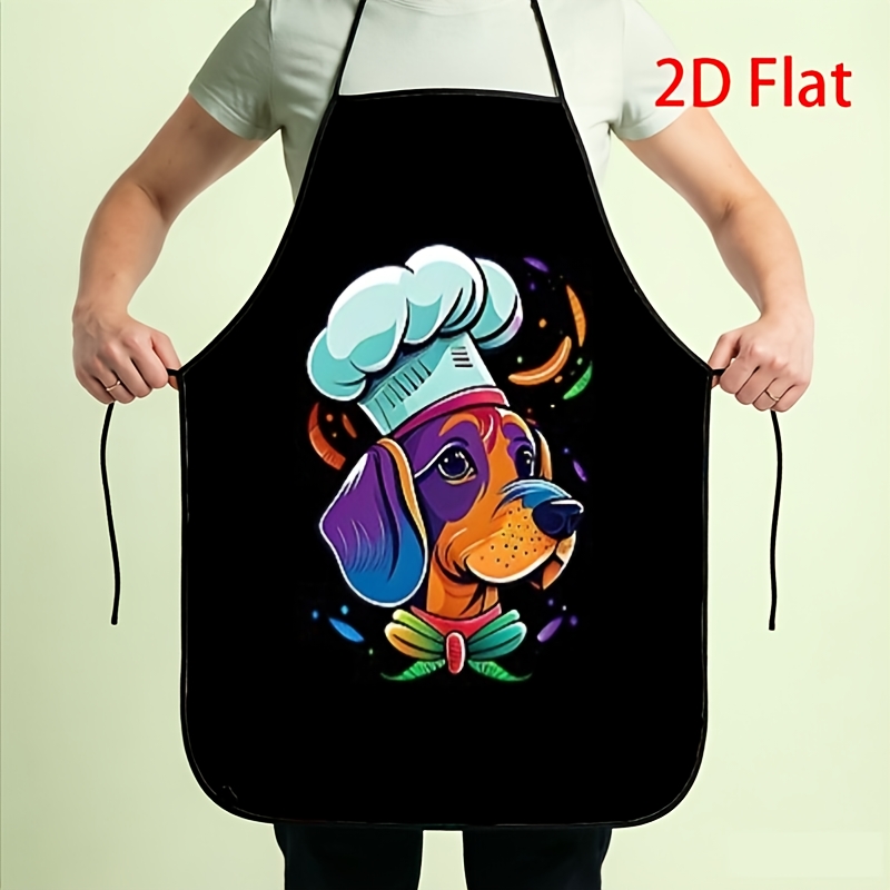 Funny Dog Chef Apron, Colorful - огляд і ціна Home Cooking For Dogs