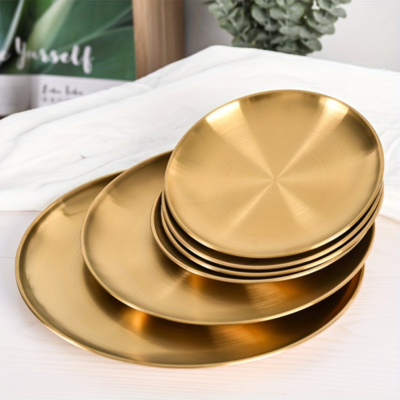 2pcs, Golden Pizza Plates, Sta - огляд і ціна Home Cooking Recipes
