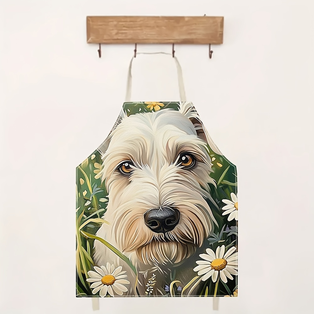 Cute White Dog Apron, Floral P - огляд і ціна Home Cooking For Dogs