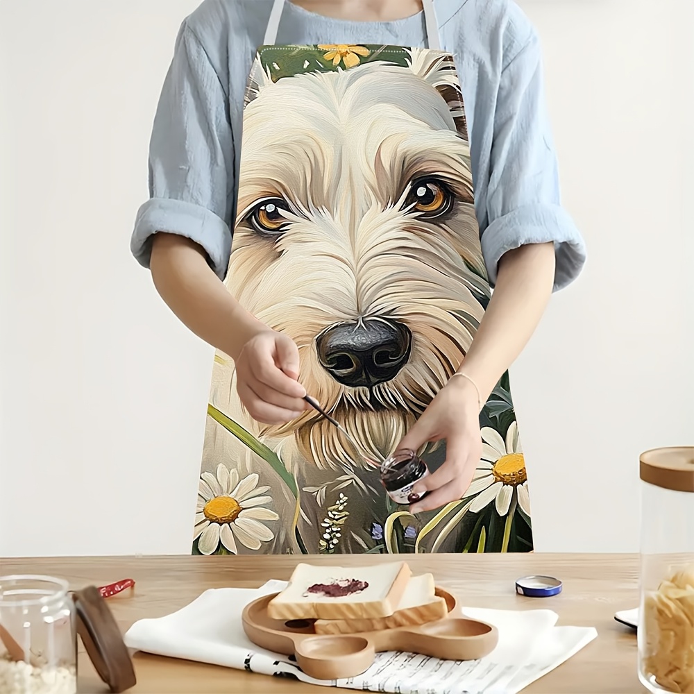 Cute White Dog Apron, Floral P - огляд і ціна Home Cooking For Dogs