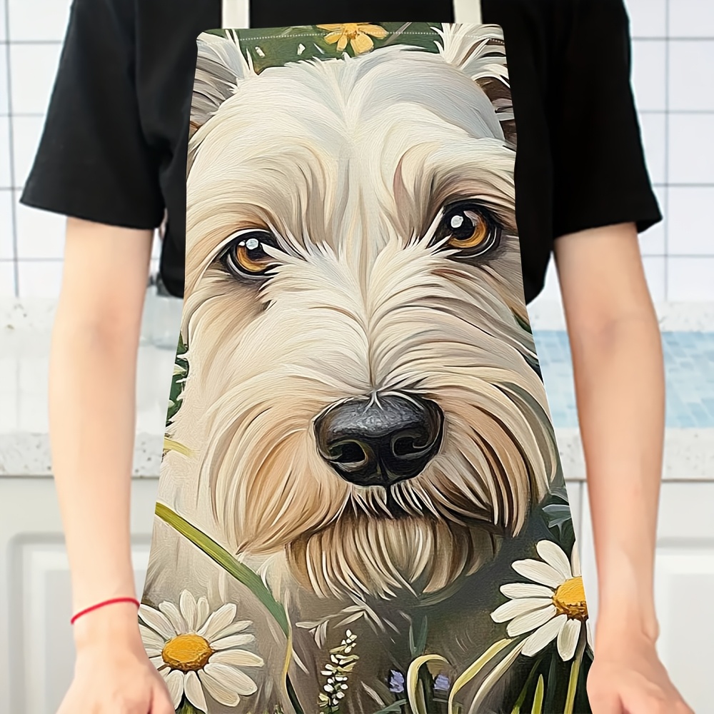 Cute White Dog Apron, Floral P - огляд і ціна Home Cooking For Dogs