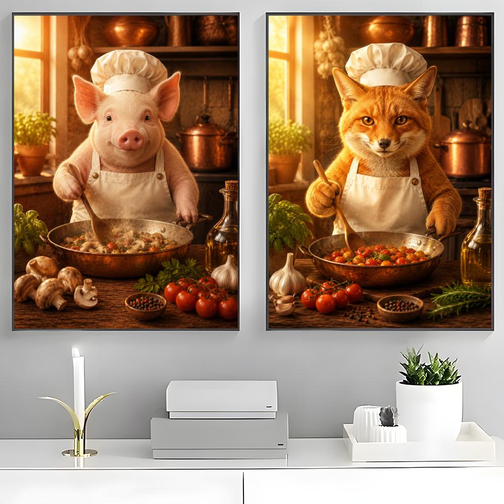 Funny Animal Chef Kitchen Cook - огляд і ціна Home Cooking Definition