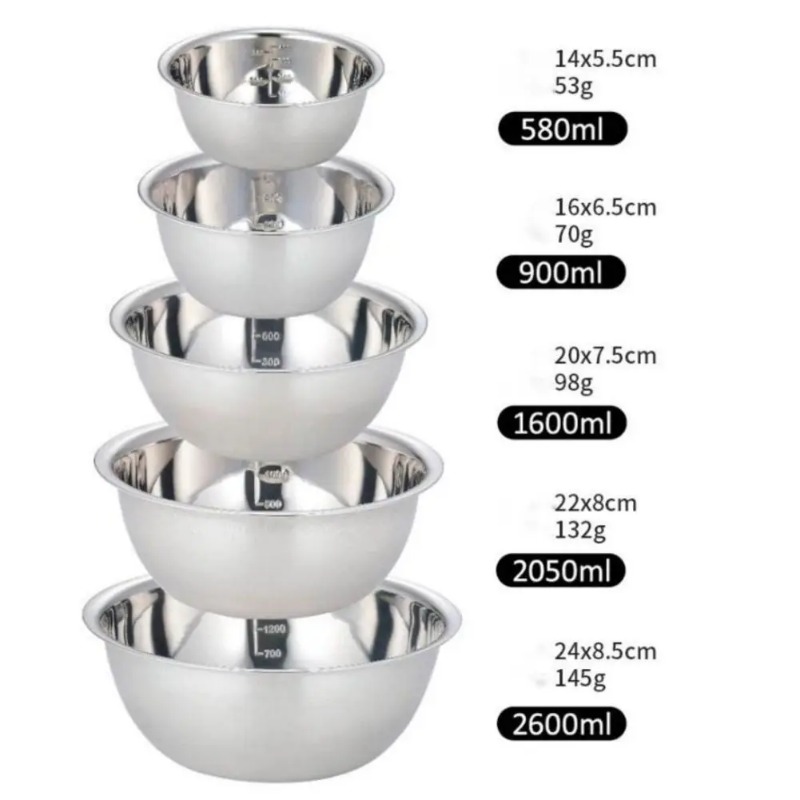 Stainless Steel Mixing Bowls P - огляд і ціна Home Cooking Supplies
