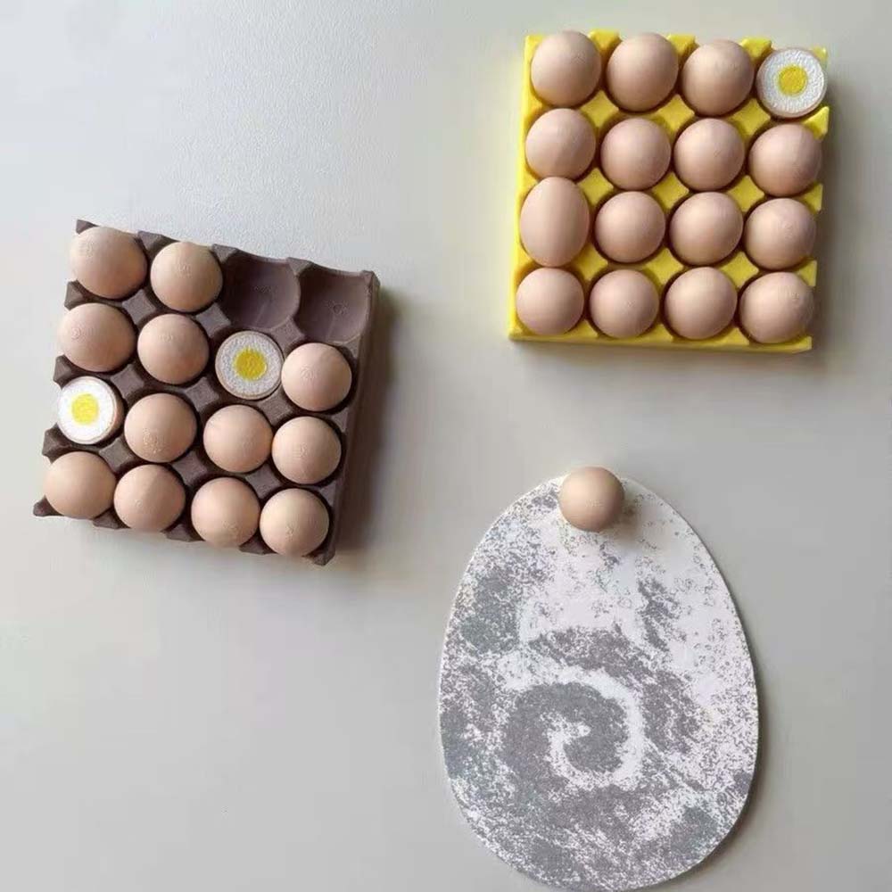 Egg Fridge Magnets Set Cute 3D - огляд і ціна Home Cooking Recipes