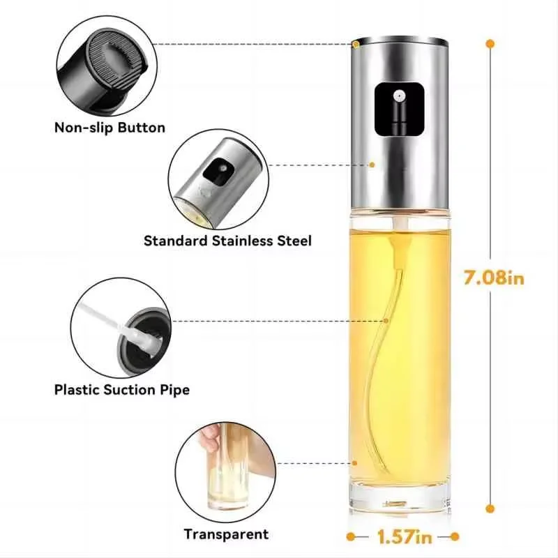 Glass Oil Sprayer for Cooking  - огляд і ціна Home Cooking Utensil Set