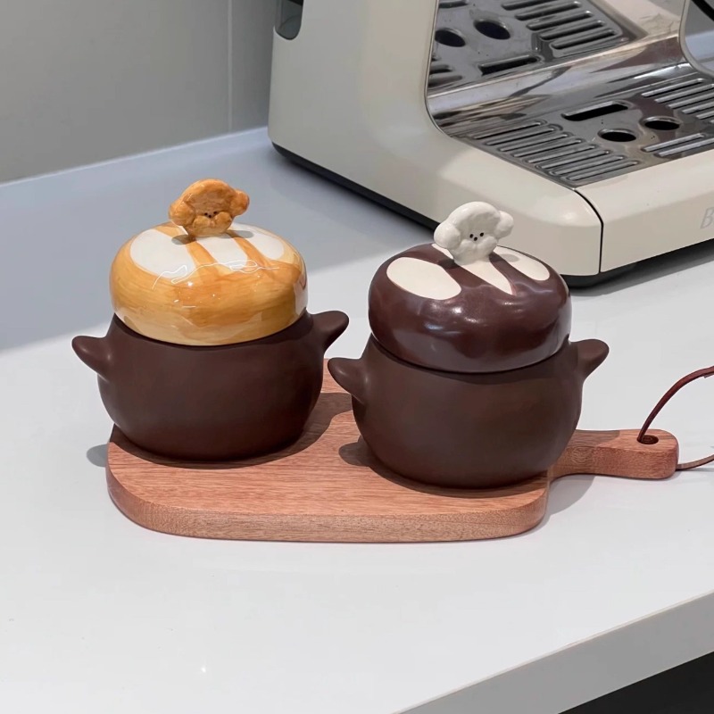 Cute Bread‑Dog Ceramic Stew Po - огляд і ціна Home Cooking For Dogs