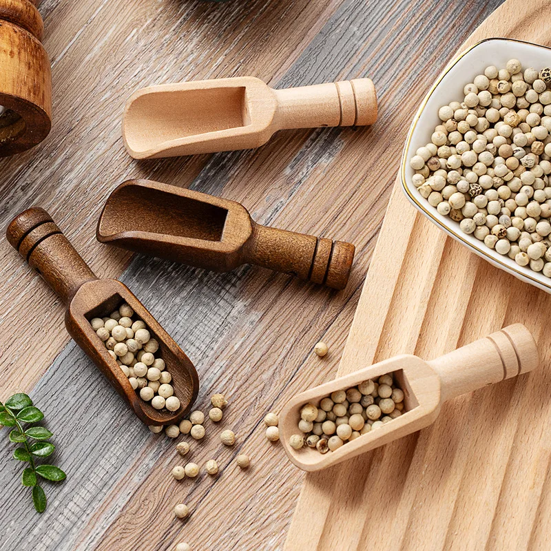 2/5PCS Wooden Coffee Scoop Set - огляд і ціна Home Cooking Utensil Set