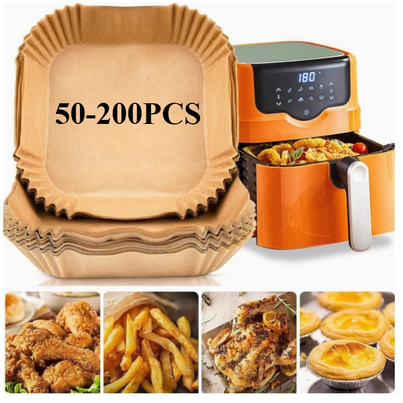 50-200PCS Air Fryer Parchment  - огляд і ціна Home Cooking Oil Disposal