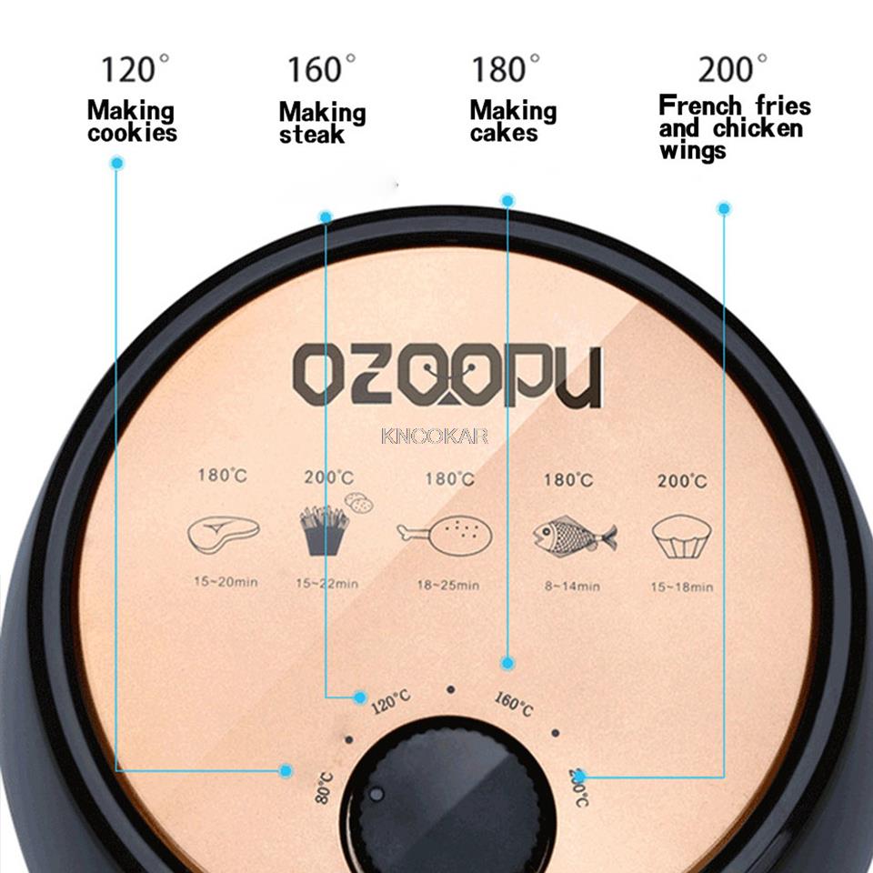 Smart Air Fryer without Oil Ho - огляд і ціна Home Cooking Oil Disposal