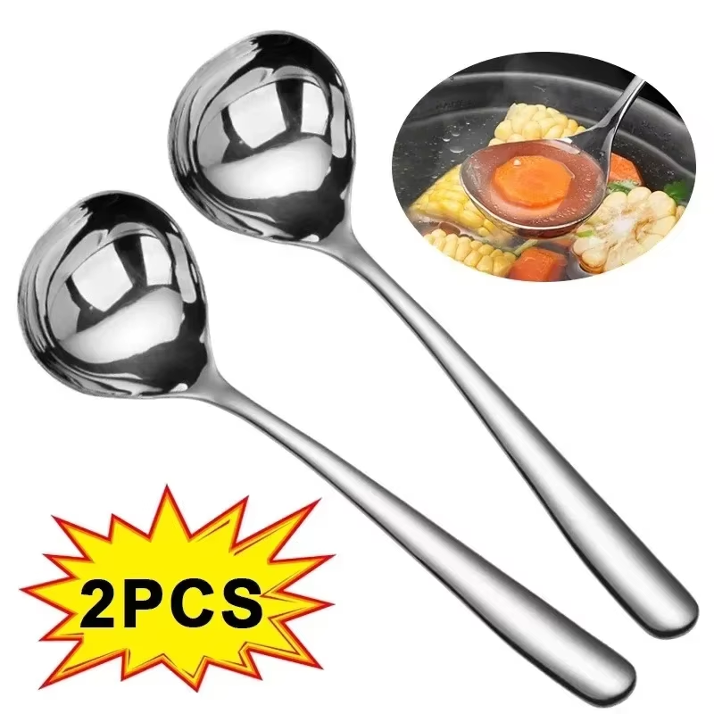 2/1Pcs Stainless Steel Spoon T - огляд і ціна Home Cooking Supplies