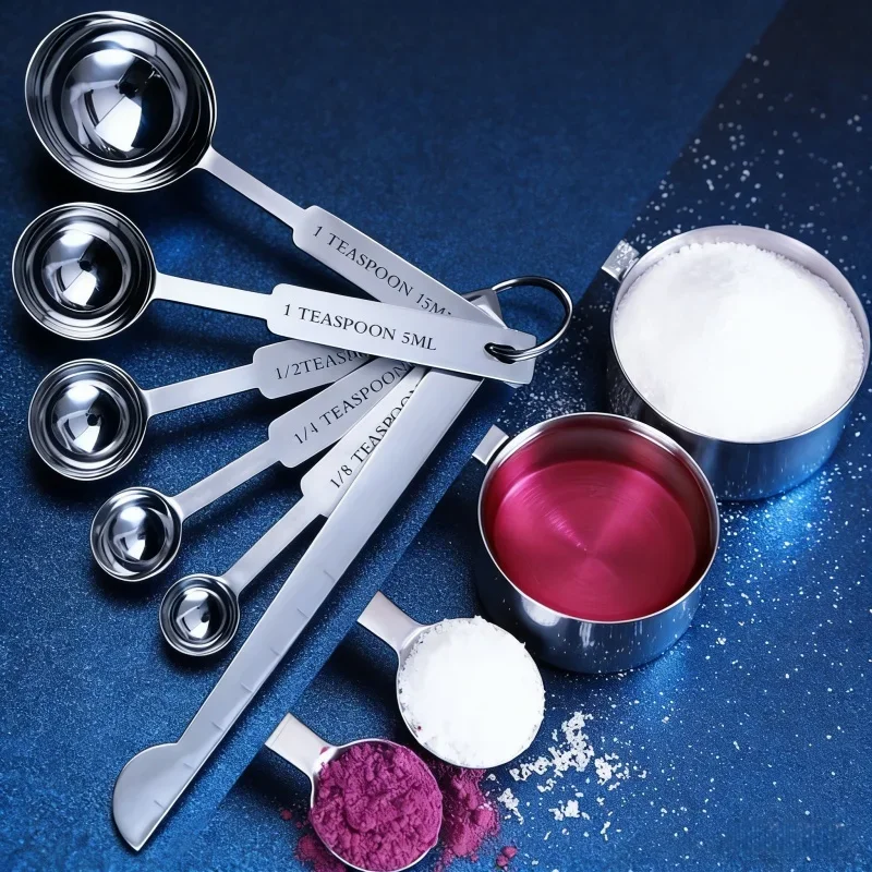 Stackable Stainless Steel Meas - огляд і ціна Home Cooking Supplies